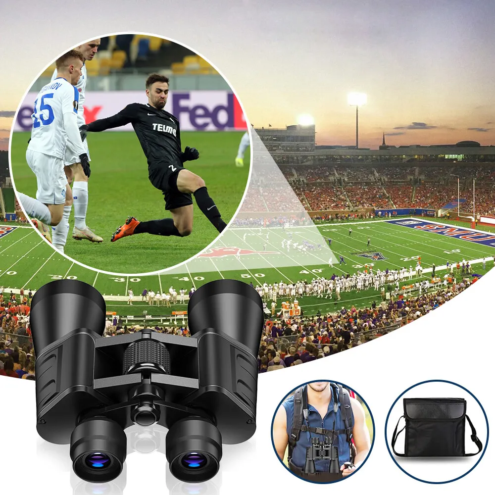 180x100 High Power Military Binoculars：for Bird Watching, Hunting, Travel, Sports, Stargazing