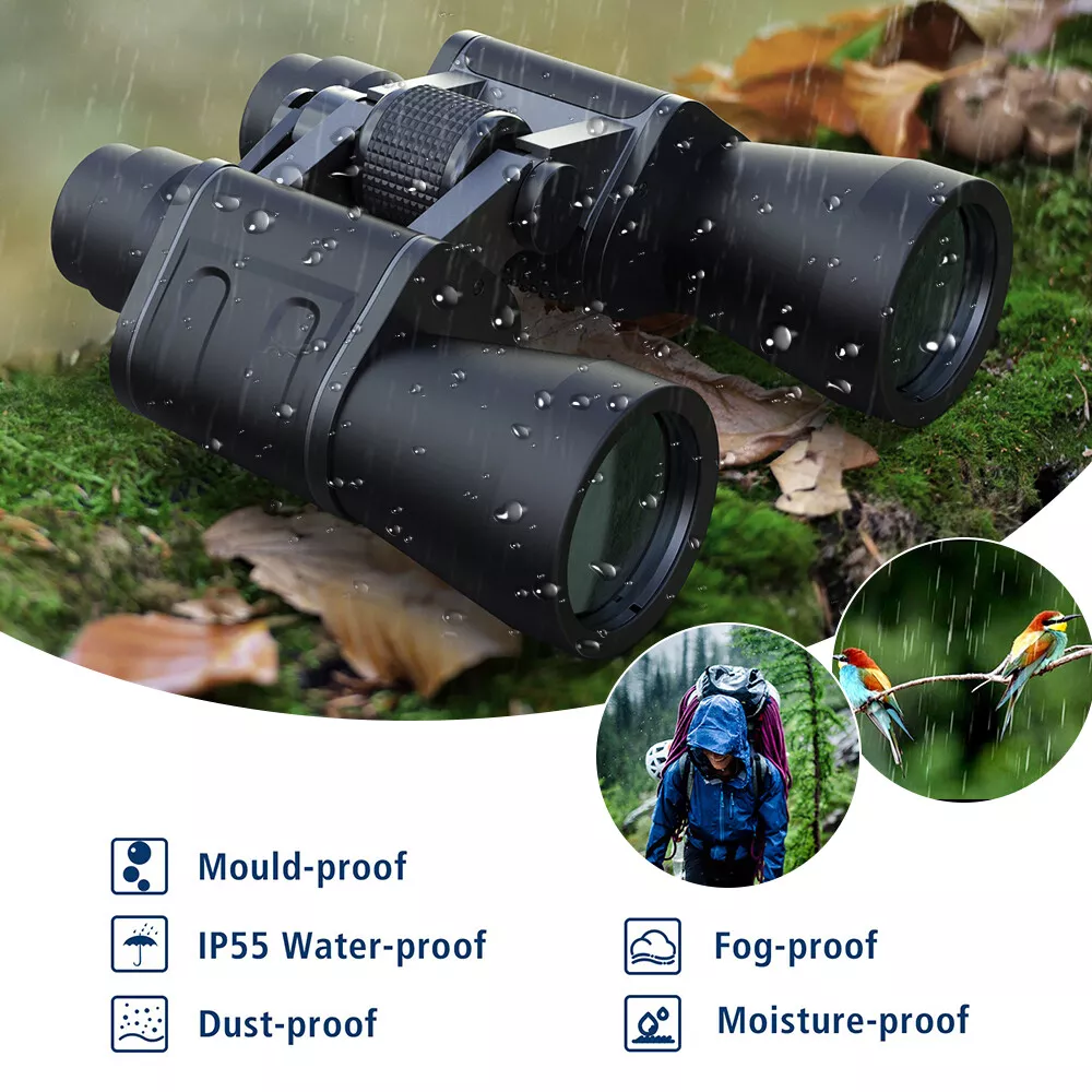 180x100 High Power Military Binoculars：for Bird Watching, Hunting, Travel, Sports, Stargazing